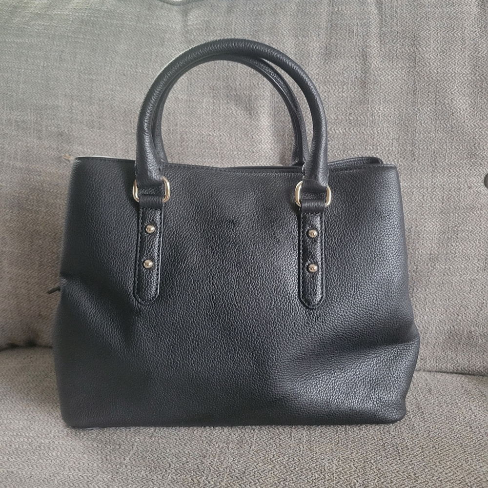 AUTHENTIC ♠️ Kate Spade Satchel & Crossbody (Black color) (Medium size) - Picture 2 of 13